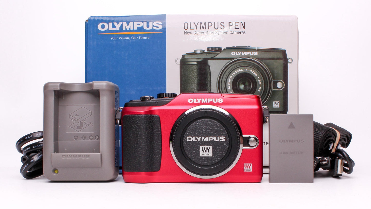 Olympus pen e-pl2 12.3mp digital camera shutter count only 448!