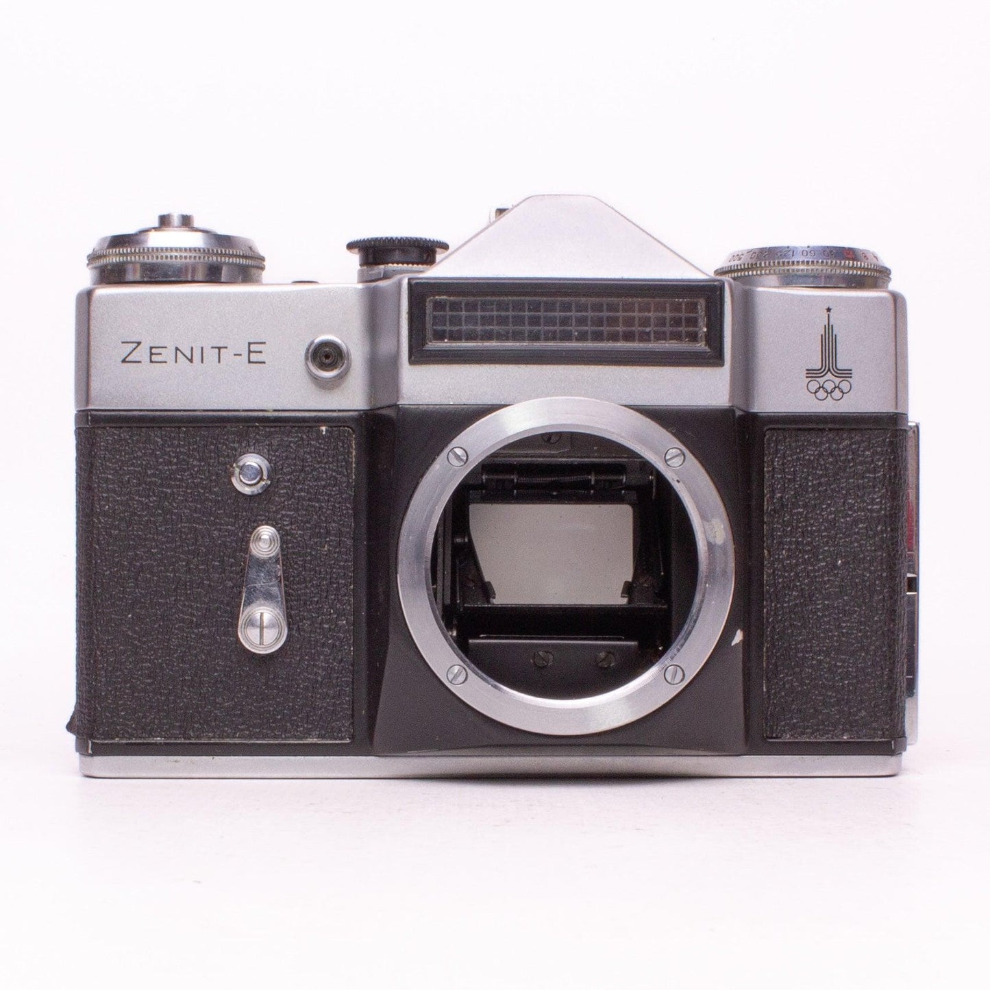 Zenit-e slr with industar-50-2 lens made in ussr film camera