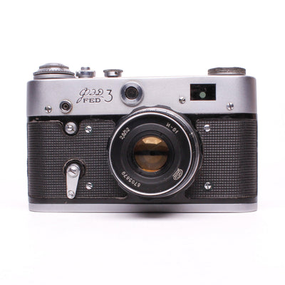 Fed 3 with industar-61 made in ussr film camera