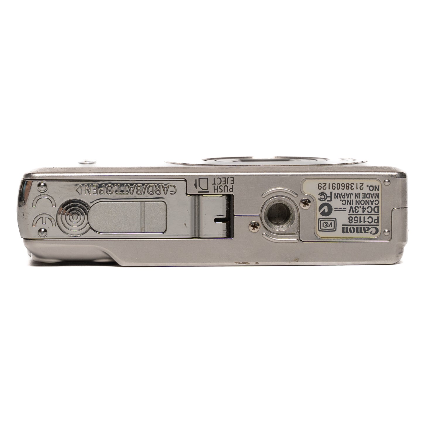 Canon Digital IXUS 55 5.0MP Silver Digital Camera - Well Used
