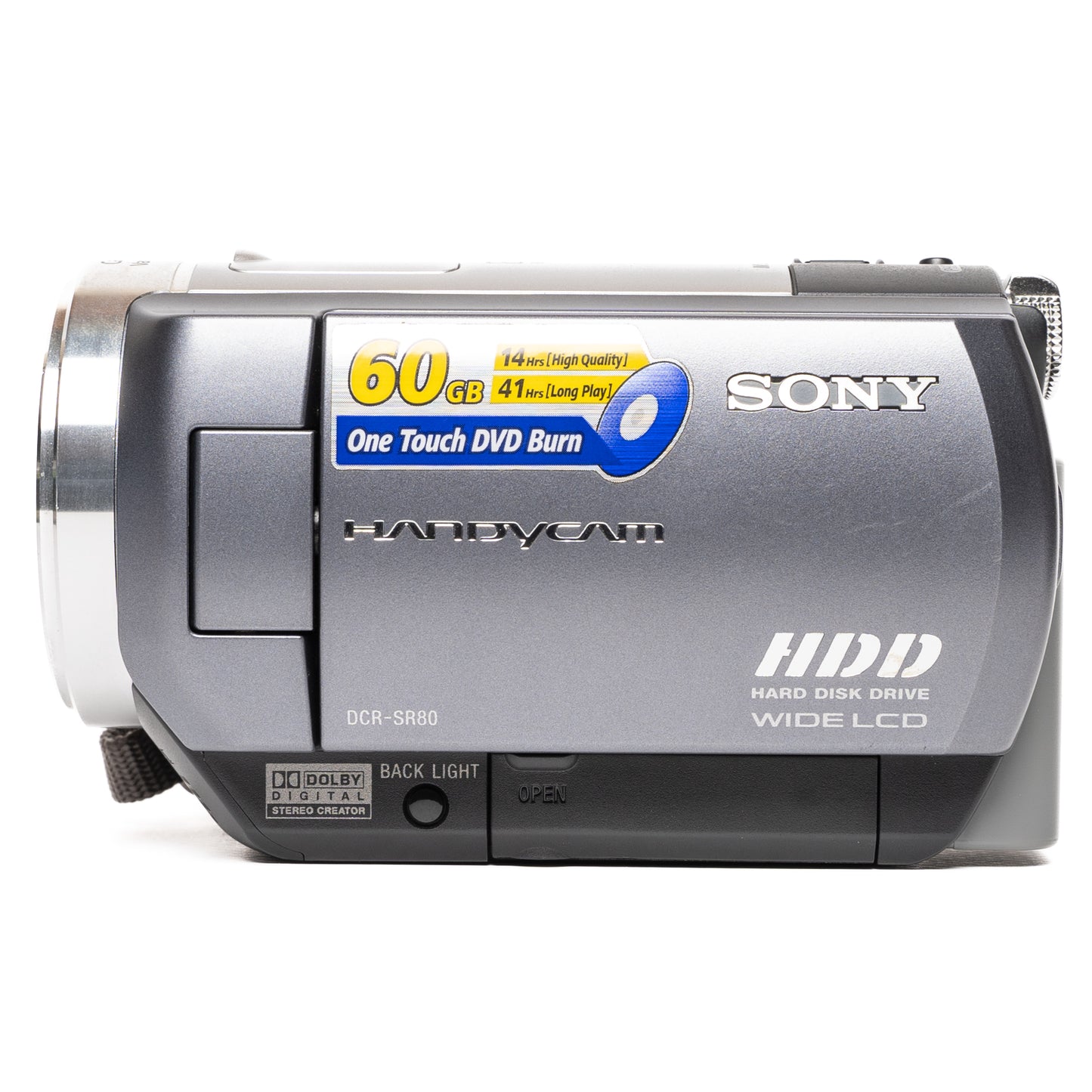 Sony Handycam DCR-SR80 Gray Digital Camcorder - Good