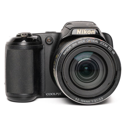 Nikon CoolPix L810 16.1MP Black Digital Camera - Good