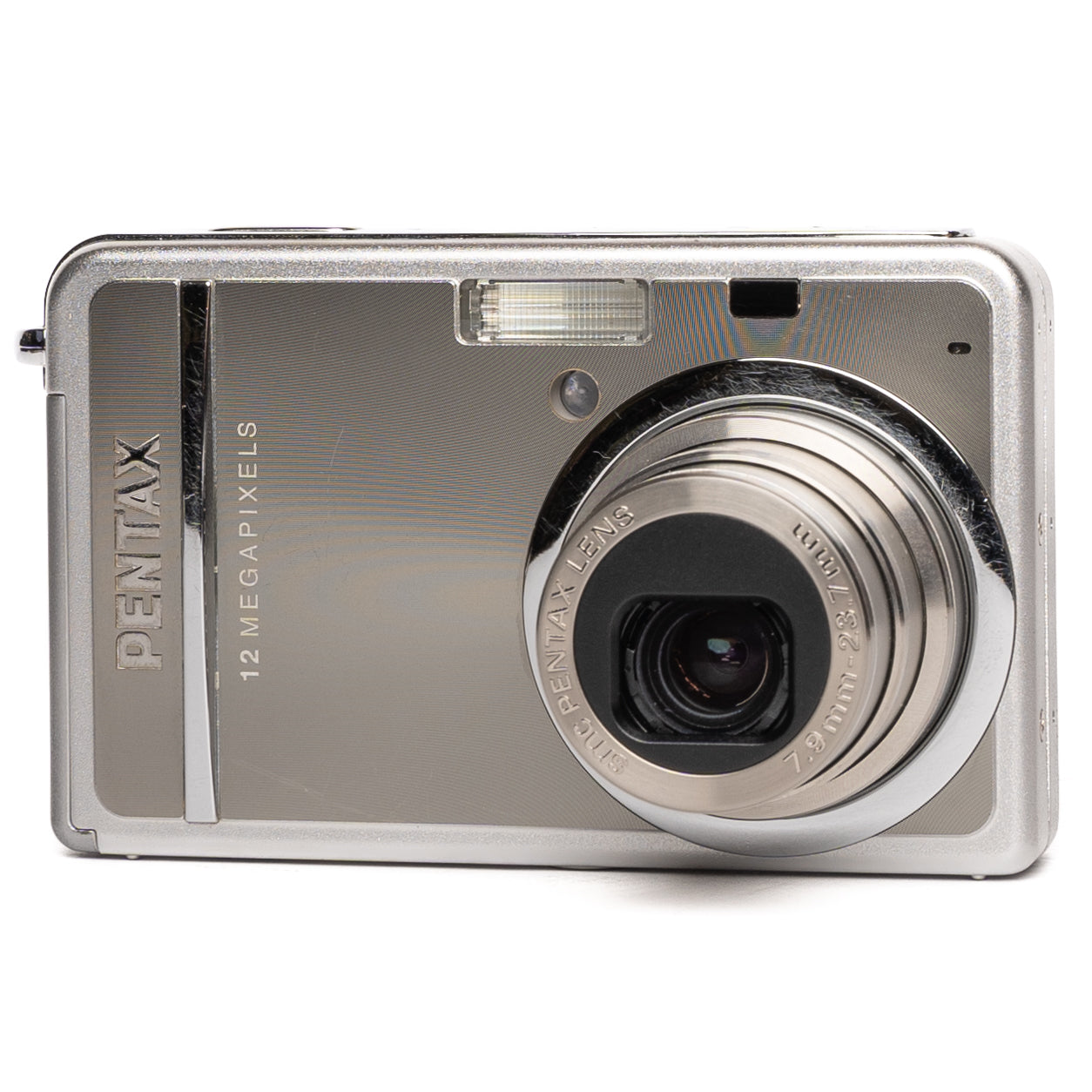 Pentax Optio S12 12.0MP Silver Digital Camera - Good