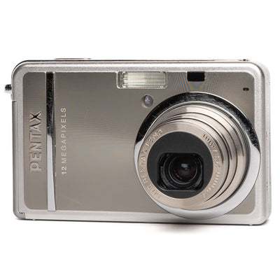 Pentax Optio S12 12.0MP Silver Digital Camera - Good