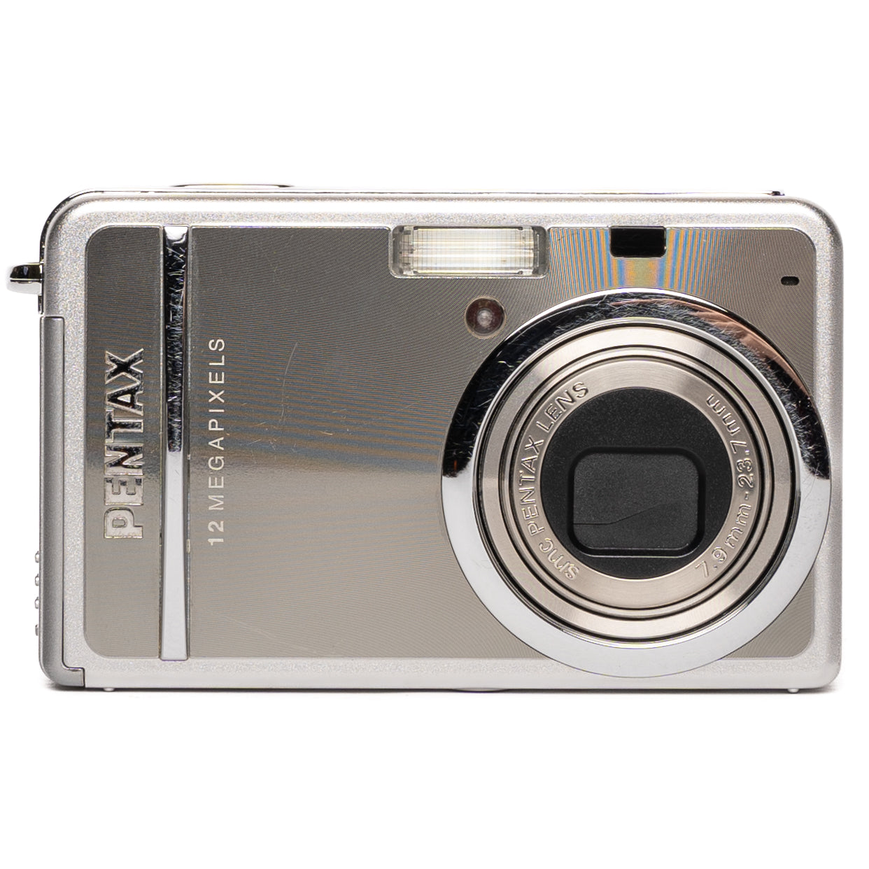 Pentax Optio S12 12.0MP Silver Digital Camera - Good
