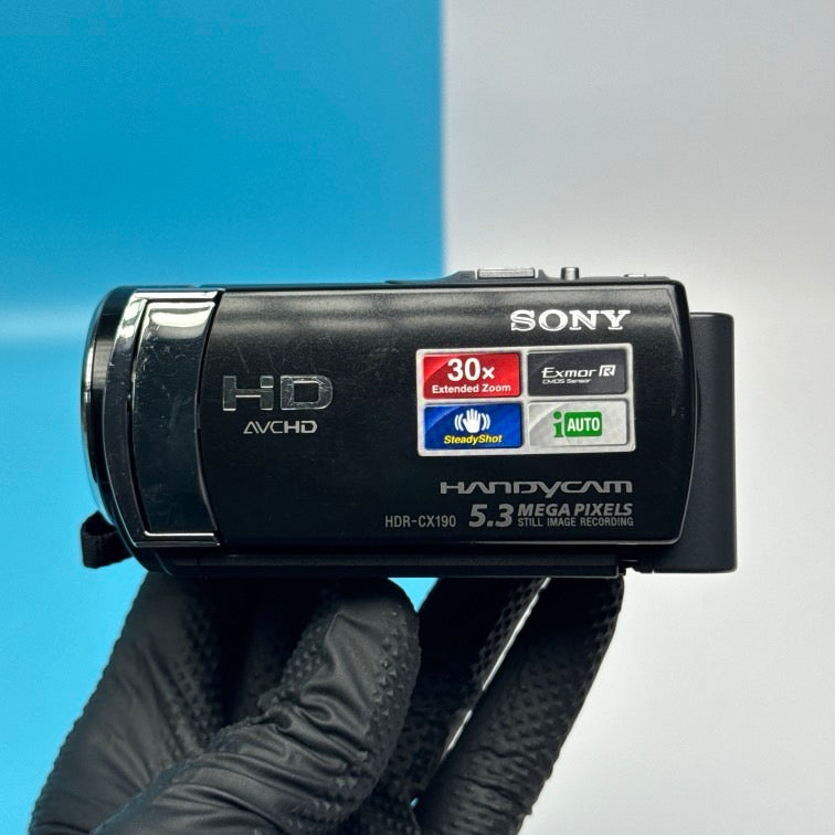 Sony Handycam HDR-CX190 AVCHD Camcorder - FULLY FUNCTIONAL