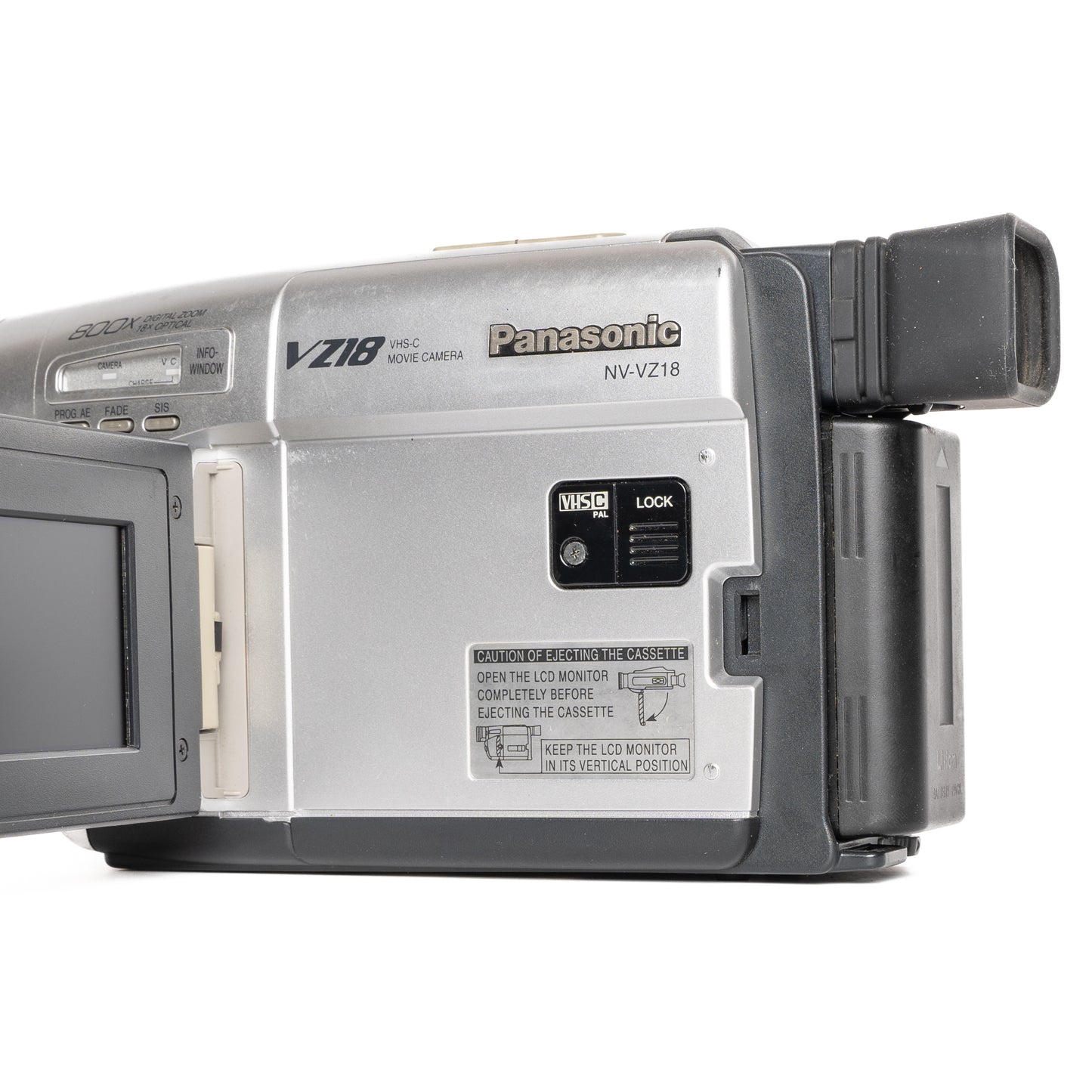Panasonic NV-VZ18 VHS-C PAL Silver Camcorder - Good