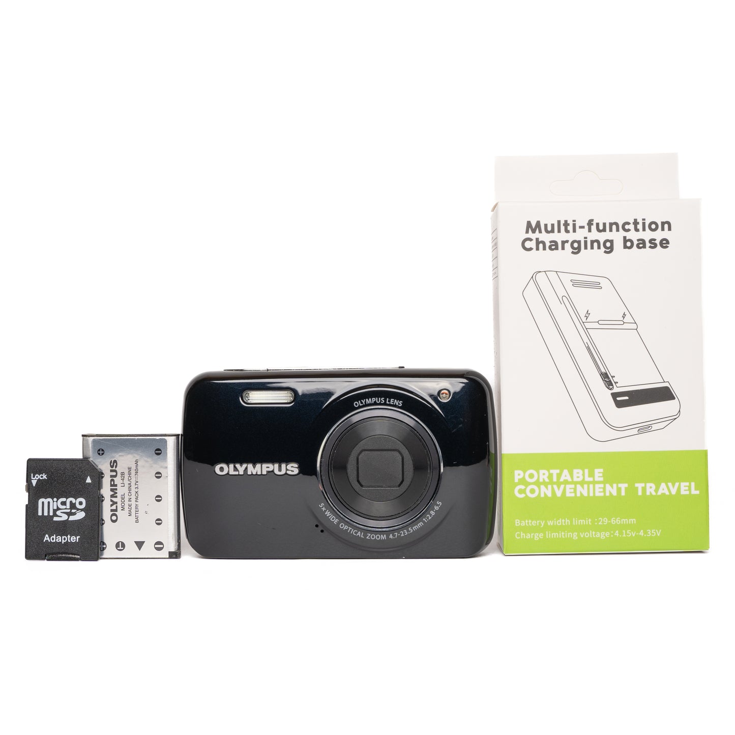 Olympus VH-210 14.0MP Black Digital Camera - Good