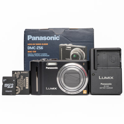 Panasonic Lumix DMC-ZS6 12.1MP Black Digital Camera - NEW