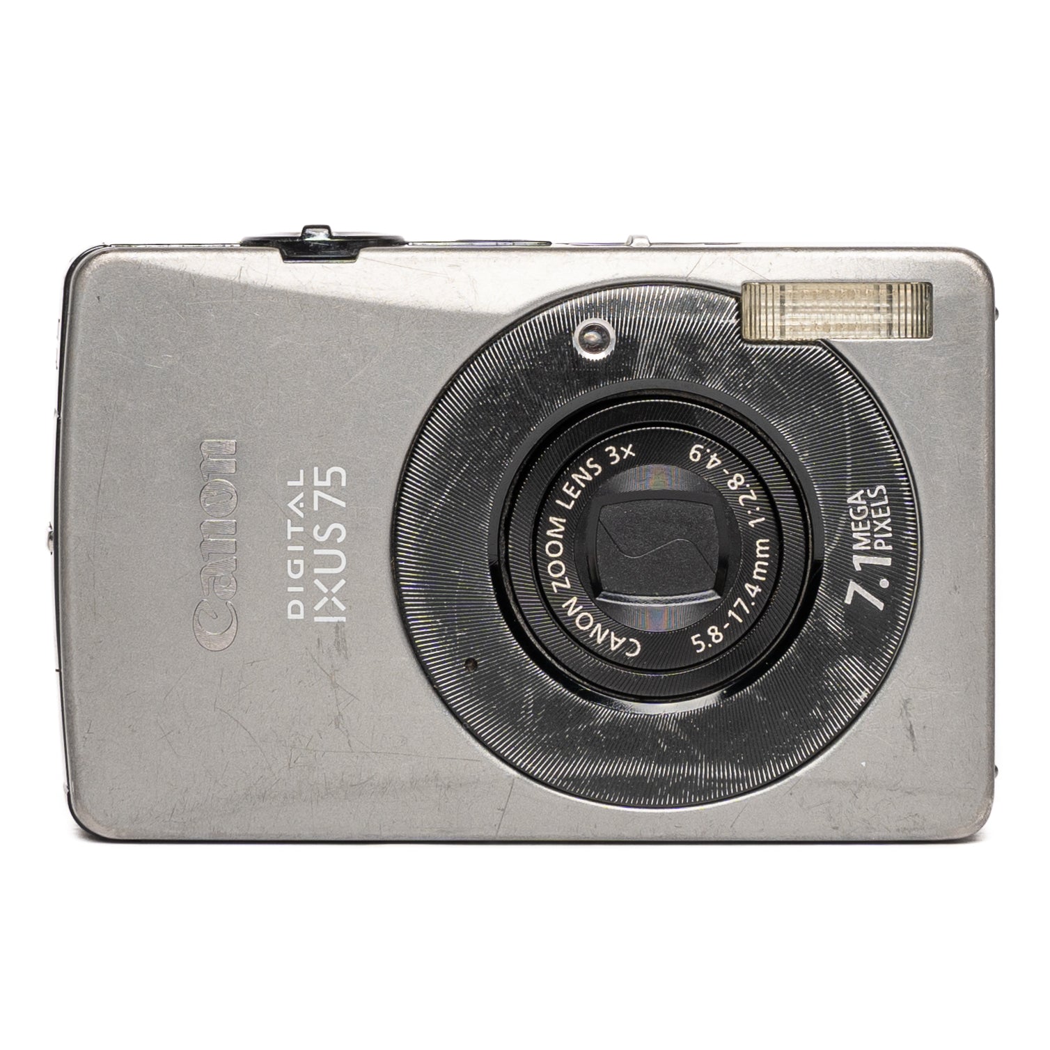 Canon Digital IXUS 75 7.1MP Silver Digital Camera - Well Used - SESKO