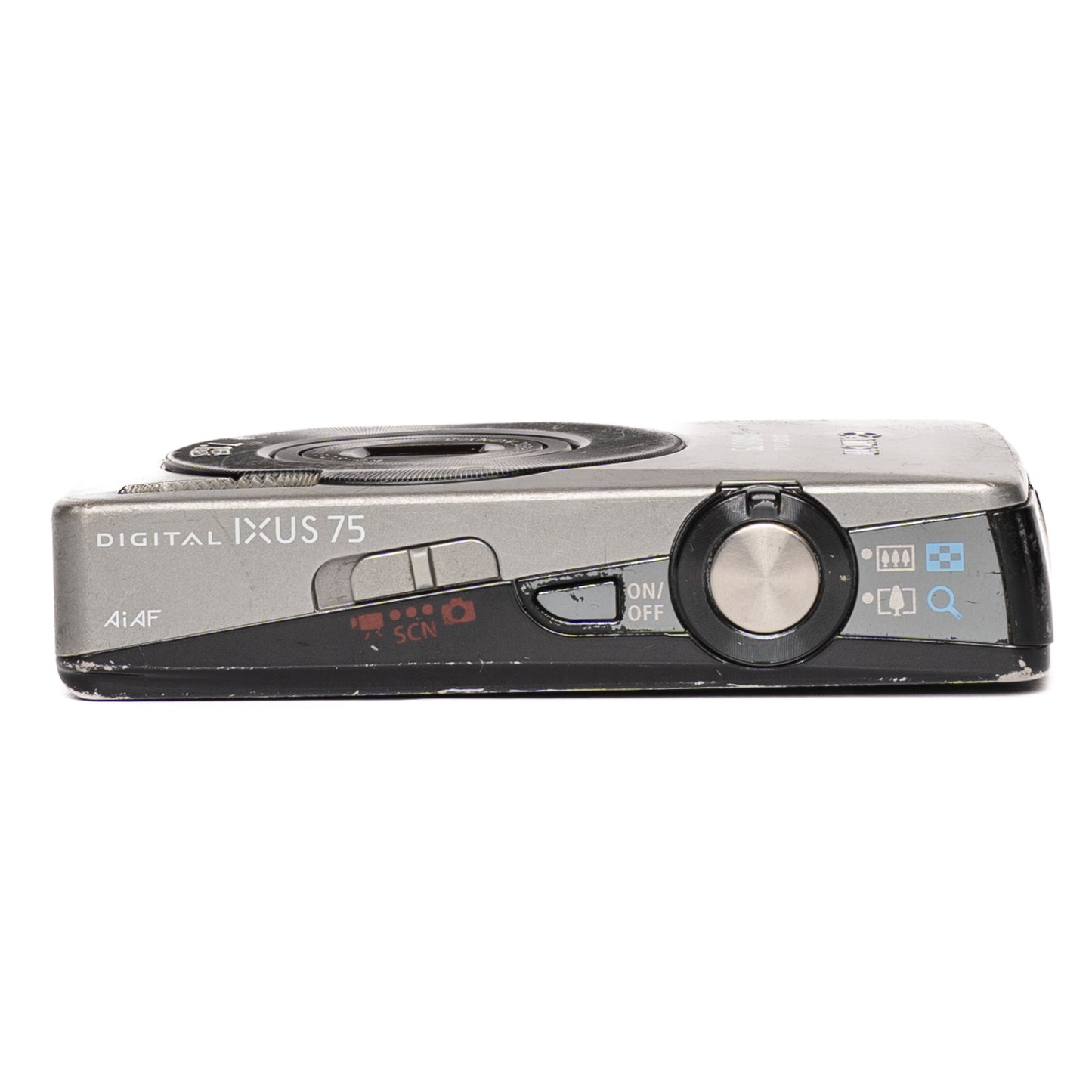 Canon Digital IXUS 75 7.1MP Silver Digital Camera - Well Used - SESKO