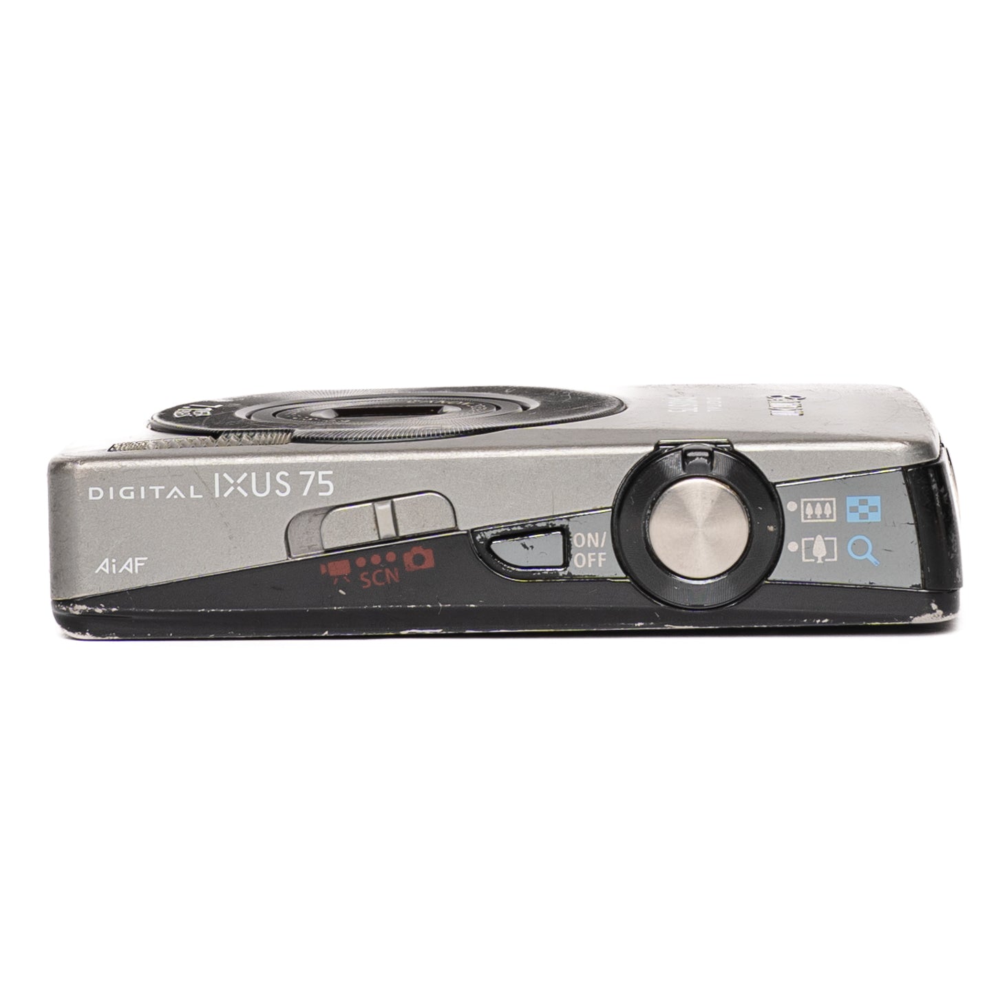 Canon Digital IXUS 75 7.1MP Silver Digital Camera - Well Used - SESKO