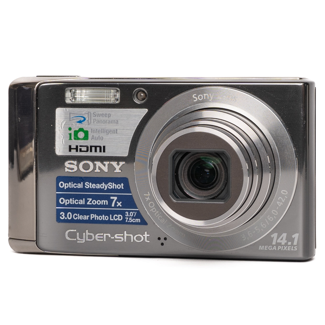 Sony Cyber-shot DSC-W370 14.1MP Silver Digital Camera - Good