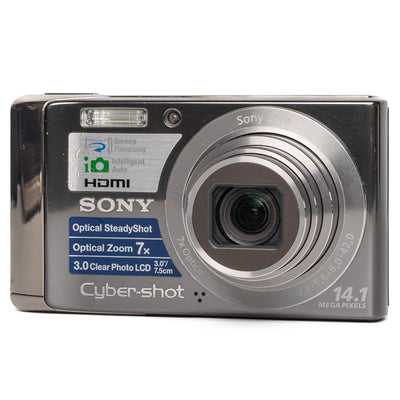 Sony Cyber-shot DSC-W370 14.1MP Silver Digital Camera - Good