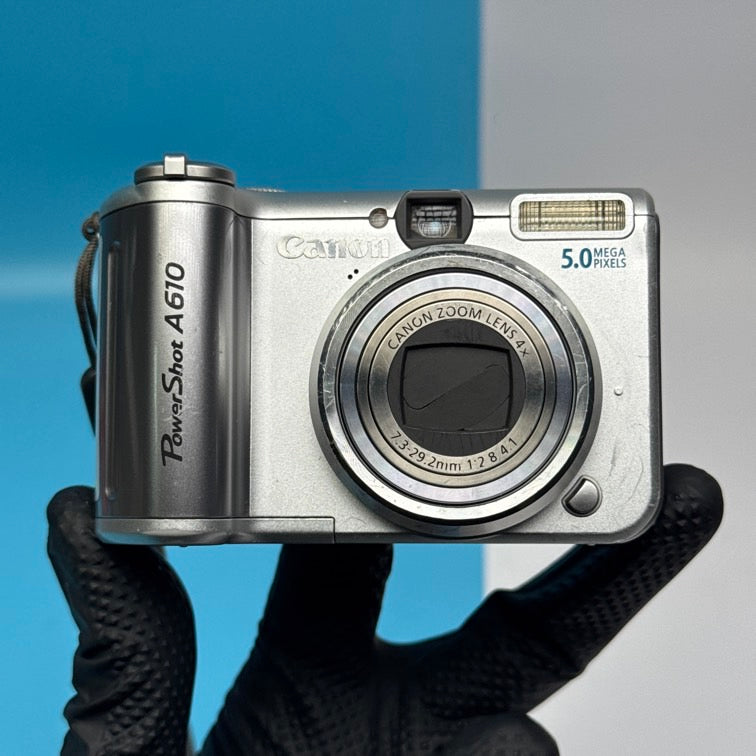 Canon PowerShot A610 5.0MP Digital Camera - FULLY FUNCTIONAL