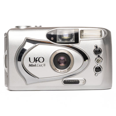 UFO Mini Lux II 35mm Silver Film Camera - Good
