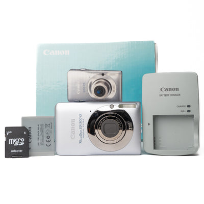 Canon Digital ELPH SD1300 IS 12.1MP Silver Digital Camera - Good