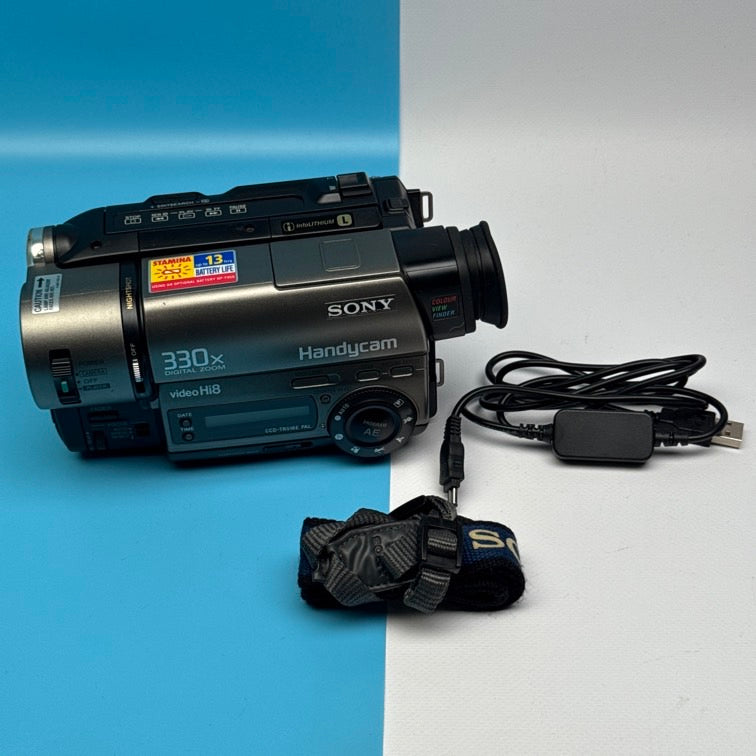 Sony Handycam CCD-TR516E Video Hi8 PAL Camcorder - FULLY FUNCTIONAL