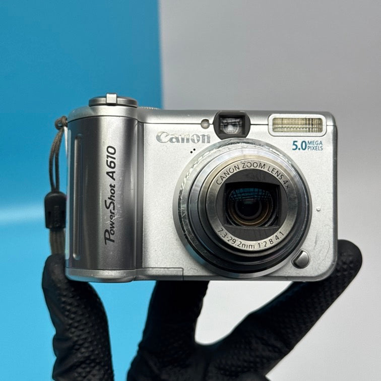 Canon PowerShot A610 5.0MP Digital Camera - FULLY FUNCTIONAL