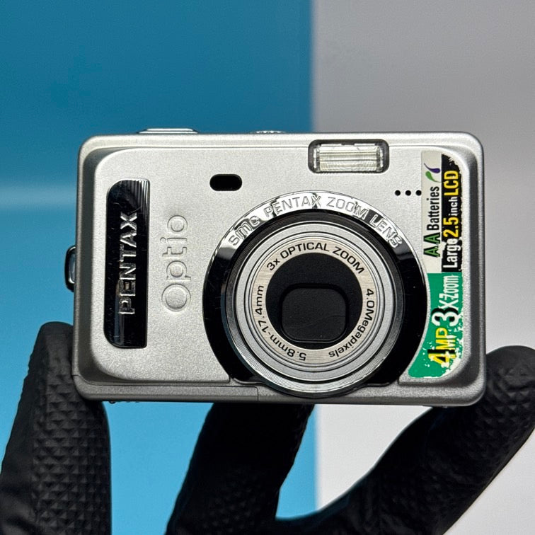 Pentax Optio S45 4.0MP Digital Camera - FULLY FUNCTIONAL
