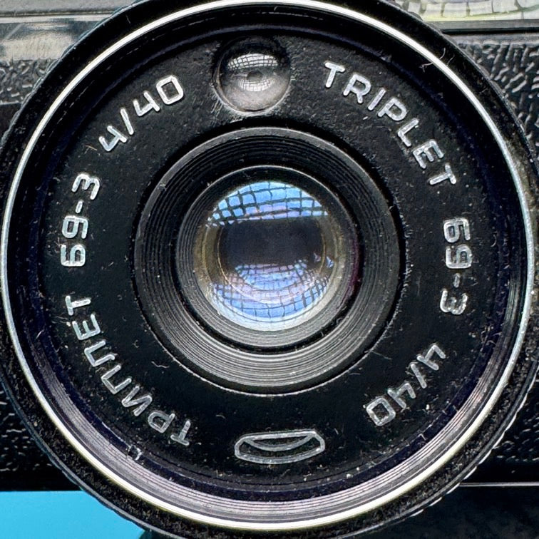 BelOMO Siluet Elektro 35mm Film Camera with Triplet 69-3 4/40 Lens - FULLY FUNCTIONAL