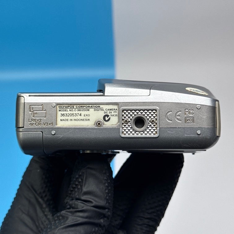 Olympus CAMEDIA C-360 Zoom 3.2MP Digital Camera - FULLY FUNCTIONAL