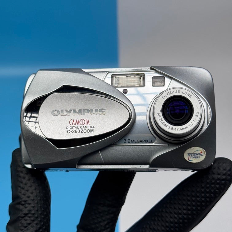 Olympus CAMEDIA C-360 Zoom 3.2MP Digital Camera - FULLY FUNCTIONAL