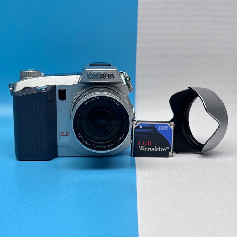 Minolta DiMAGE 7 5.2 MP 28-200mm Optical Zoom Digital Camera - FULLY FUNCTIONAL