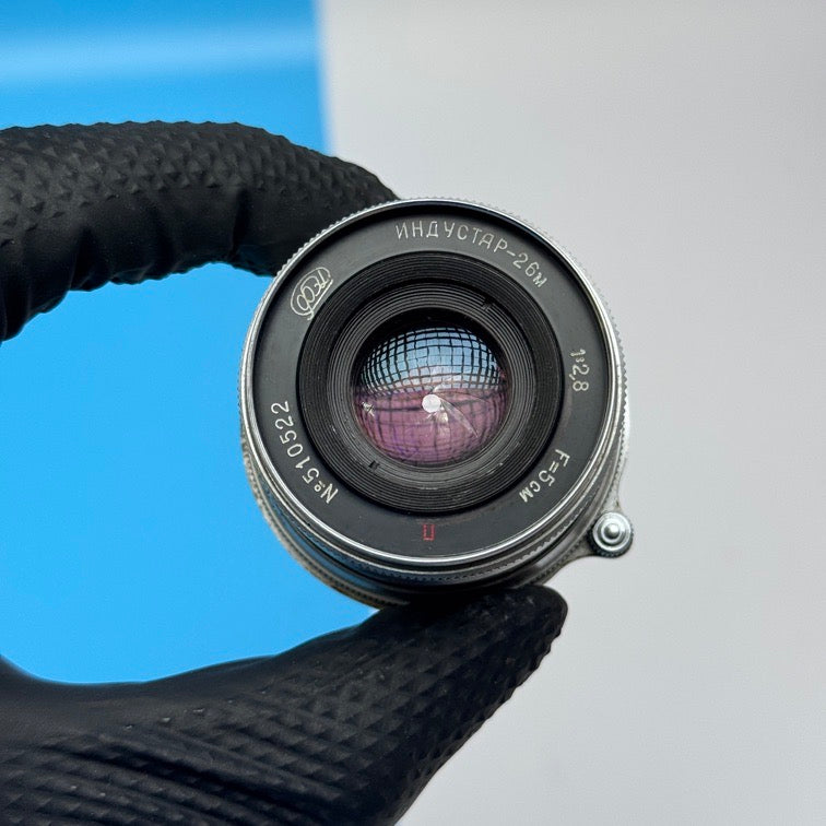 Industar-26m 1/2,8 f=50mm M39 Mount Lens - FULLY FUNCTIONAL