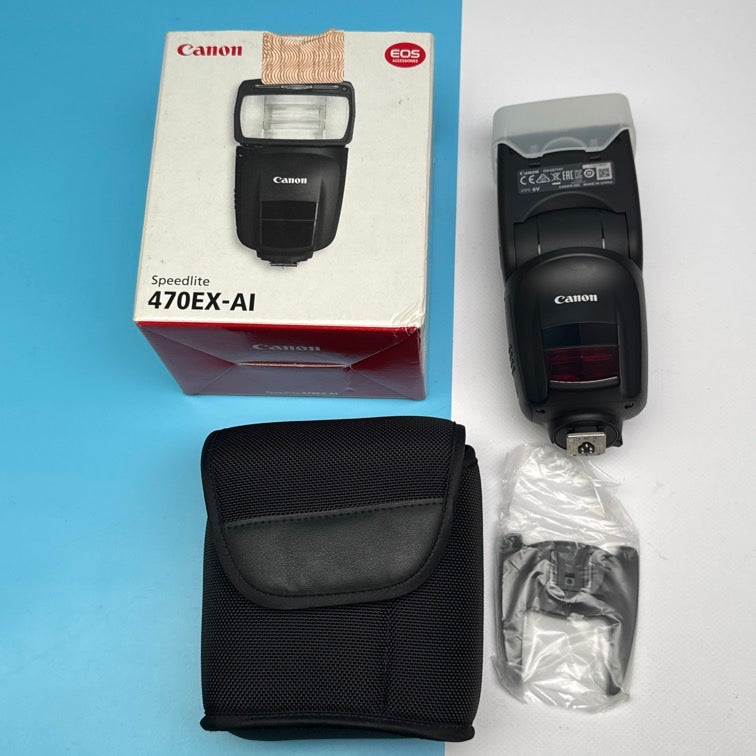 Canon SPEEDLITE 470EX-AI Auto Intelligent Bounce Flash - FULLY FUNCTIONAL - MINT