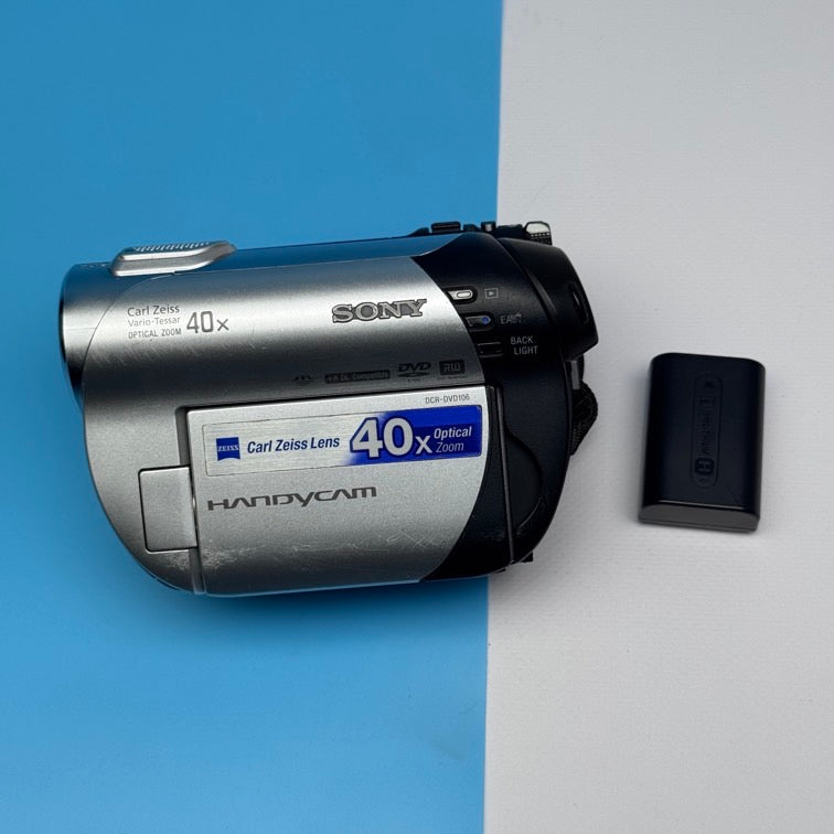 Sony Handycam DCR-DVD106E DVD PAL Camcorder - READ DESCRIPTION