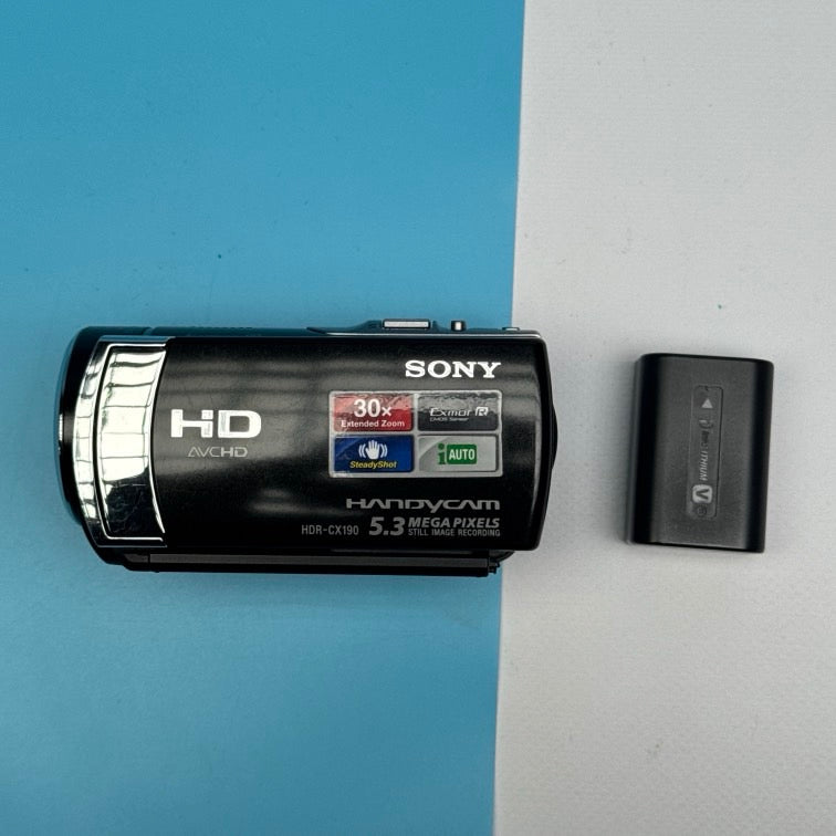 Sony Handycam HDR-CX190 AVCHD Camcorder - FULLY FUNCTIONAL