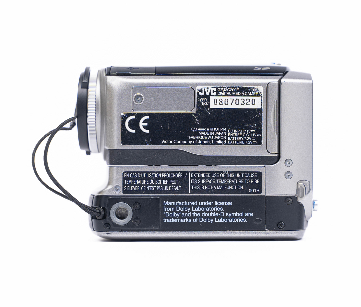 JVC GZ-MC200E Silver - Good