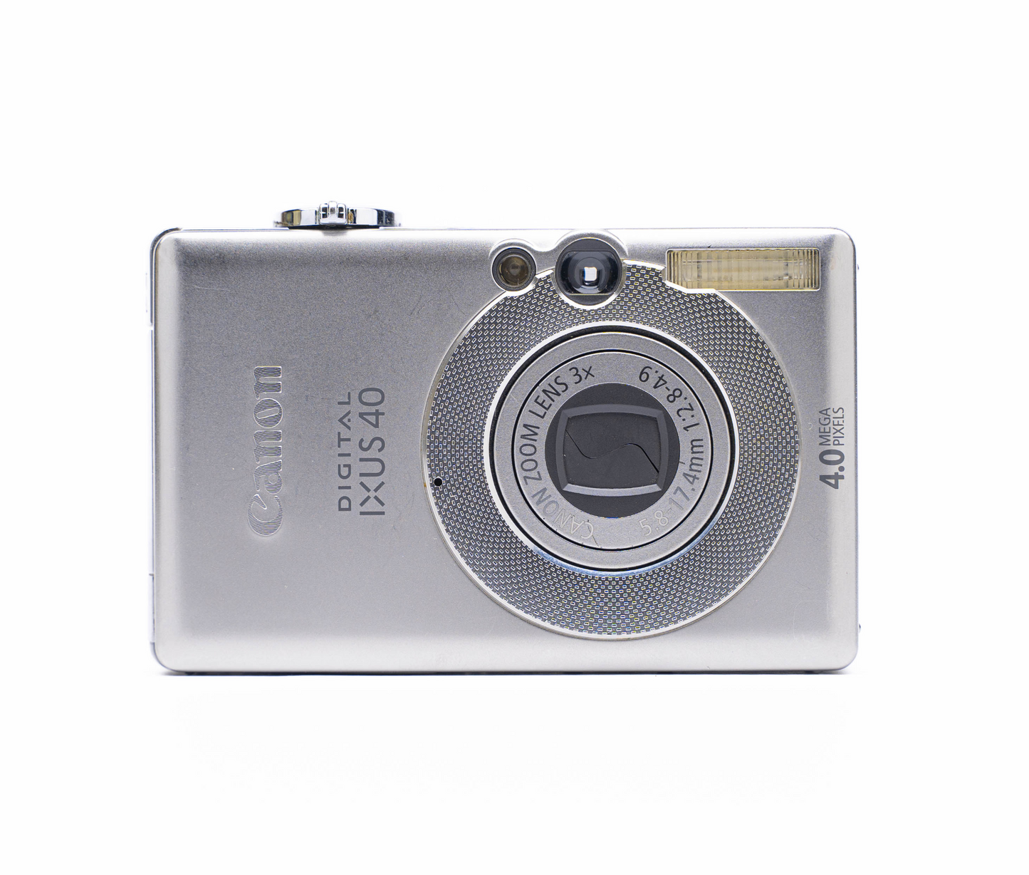Canon Digital IXUS 40 4.0MP Silver - Well Used