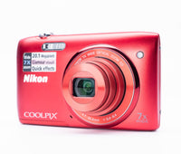 Nikon CoolPix S3400 20.1MP Red - Good