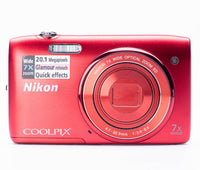 Nikon CoolPix S3400 20.1MP Red - Good