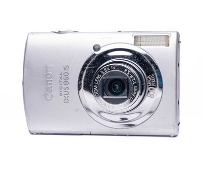 Canon Digital IXUS 860 IS 8.0MP Silver - Well Used