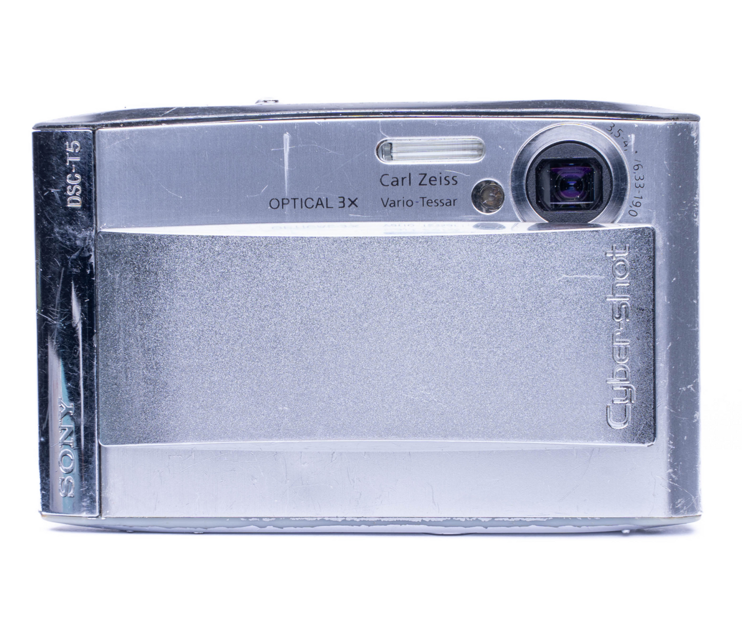 Sony Cyber-shot DSC-T5 5.1MP Silver - Well Used