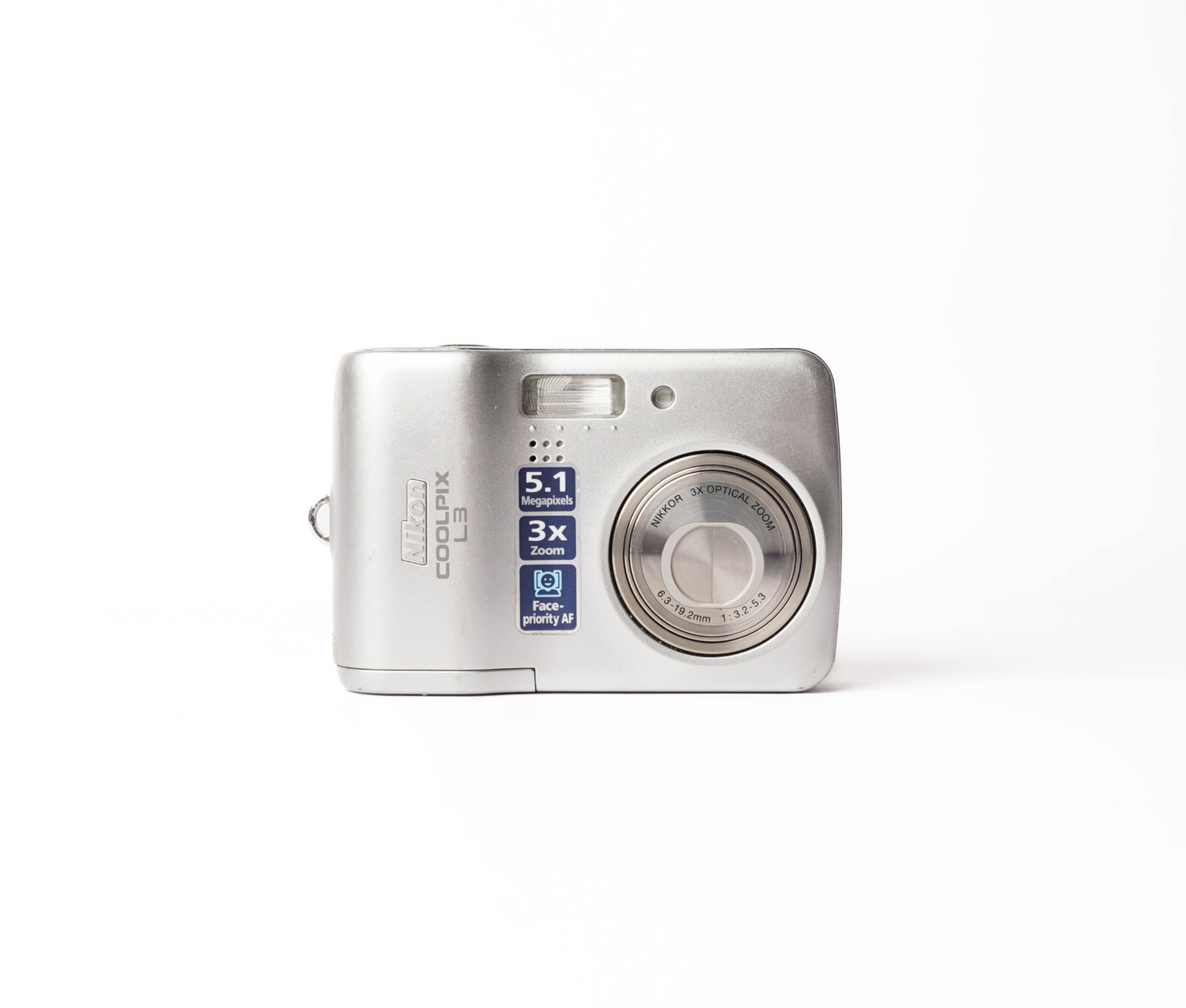 Nikon CoolPix L3 5.1MP Silver - Good
