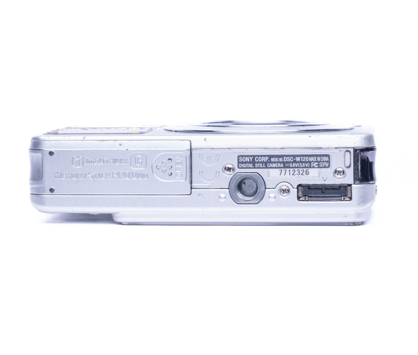 Sony Cyber-shot DSC-W120 7.2MP Silver - Good