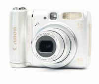 Canon PowerShot A580 8.0MP Silver - Well Used