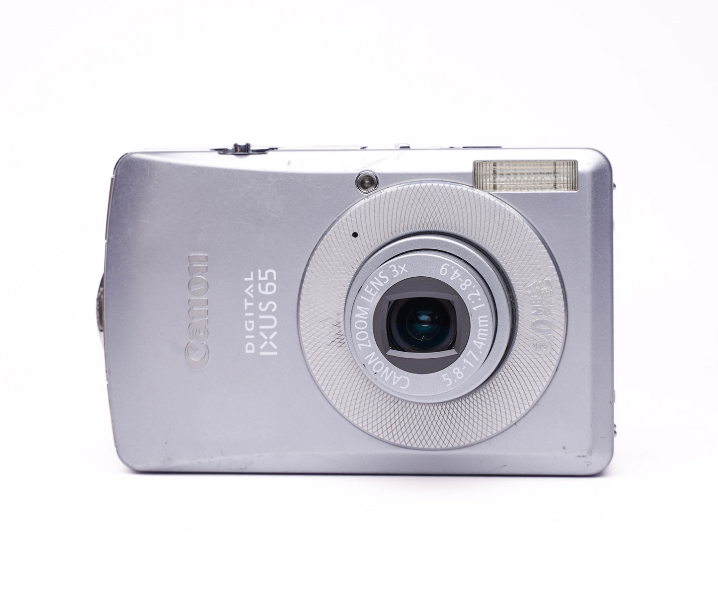 Canon Digital IXUS 65 6.0MP Silver - Well Used