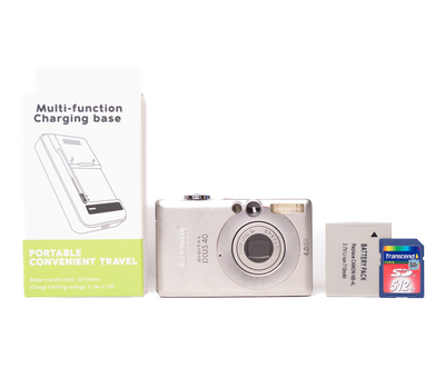 Canon Digital IXUS 40 4.0MP Silver - Well Used