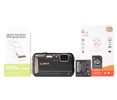 Panasonic LUMIX DMC-FT30 16.1MP Black - Well Used