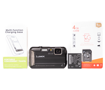 Panasonic LUMIX DMC-FT30 16.1MP Black - Well Used