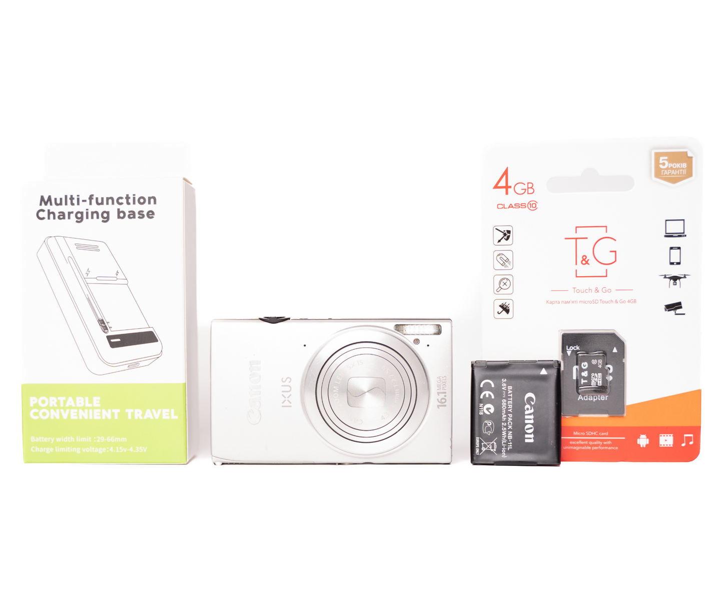 Canon IXUS 240 HS 16.1MP Silver - Good