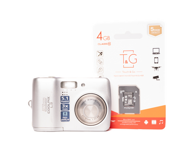 Nikon CoolPix L3 5.1MP Silver - Good
