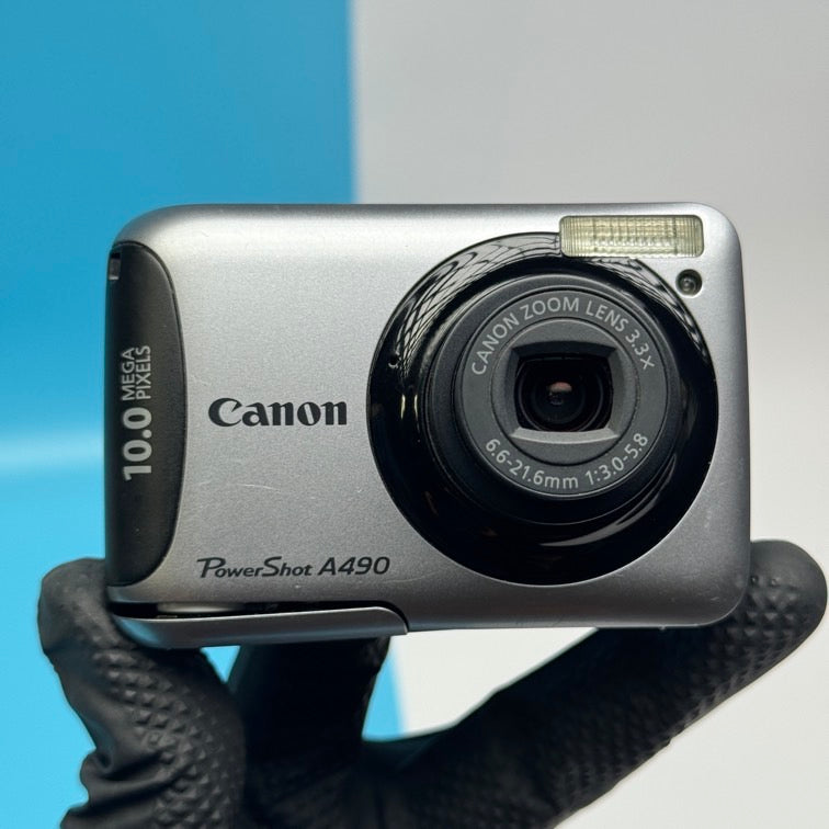 Canon PowerShot A490 10.0MP Digital Camera - FULLY FUNCTIONAL