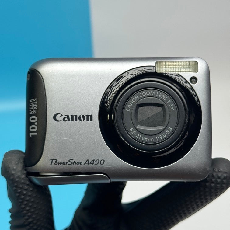 Canon PowerShot A490 10.0MP Digital Camera - FULLY FUNCTIONAL