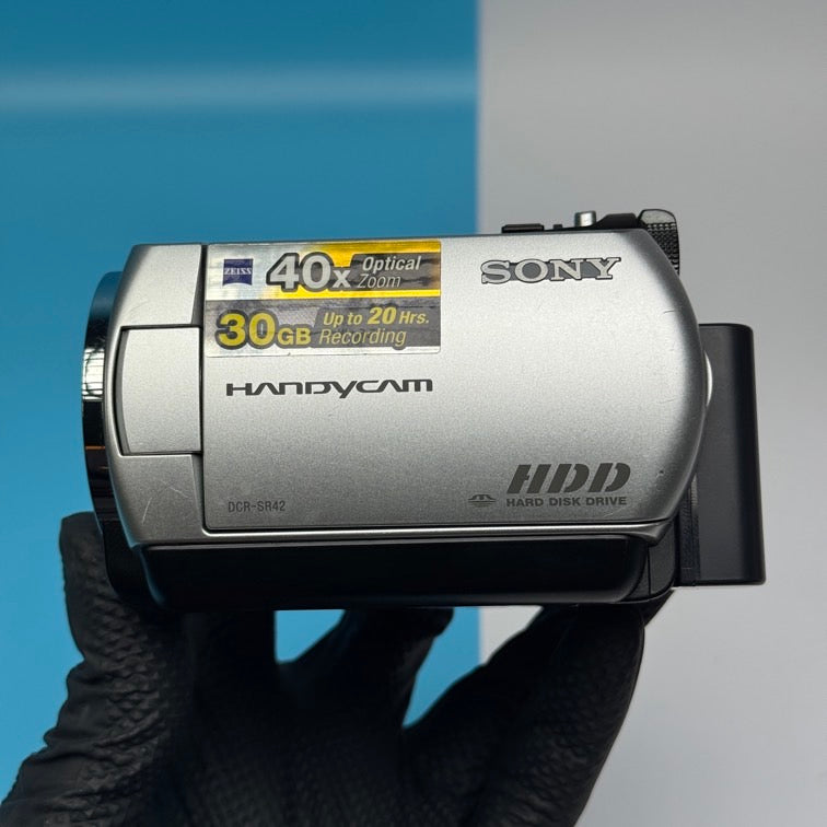 Sony Handycam DCR-SR42 30GB Hard Disk Drive PAL Camcorder - Fully Functional - Full Kit!